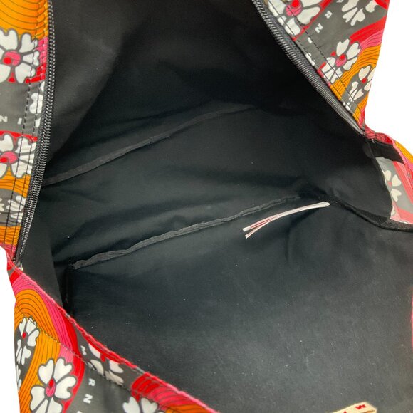 Marni Pink / Orange Techno Circles Backpack